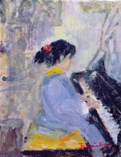 At The Piano by Patricia Espir